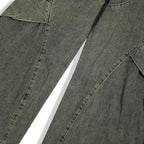 RetroPatch Denim Pants | Wide Leg Jeans for Men and Women