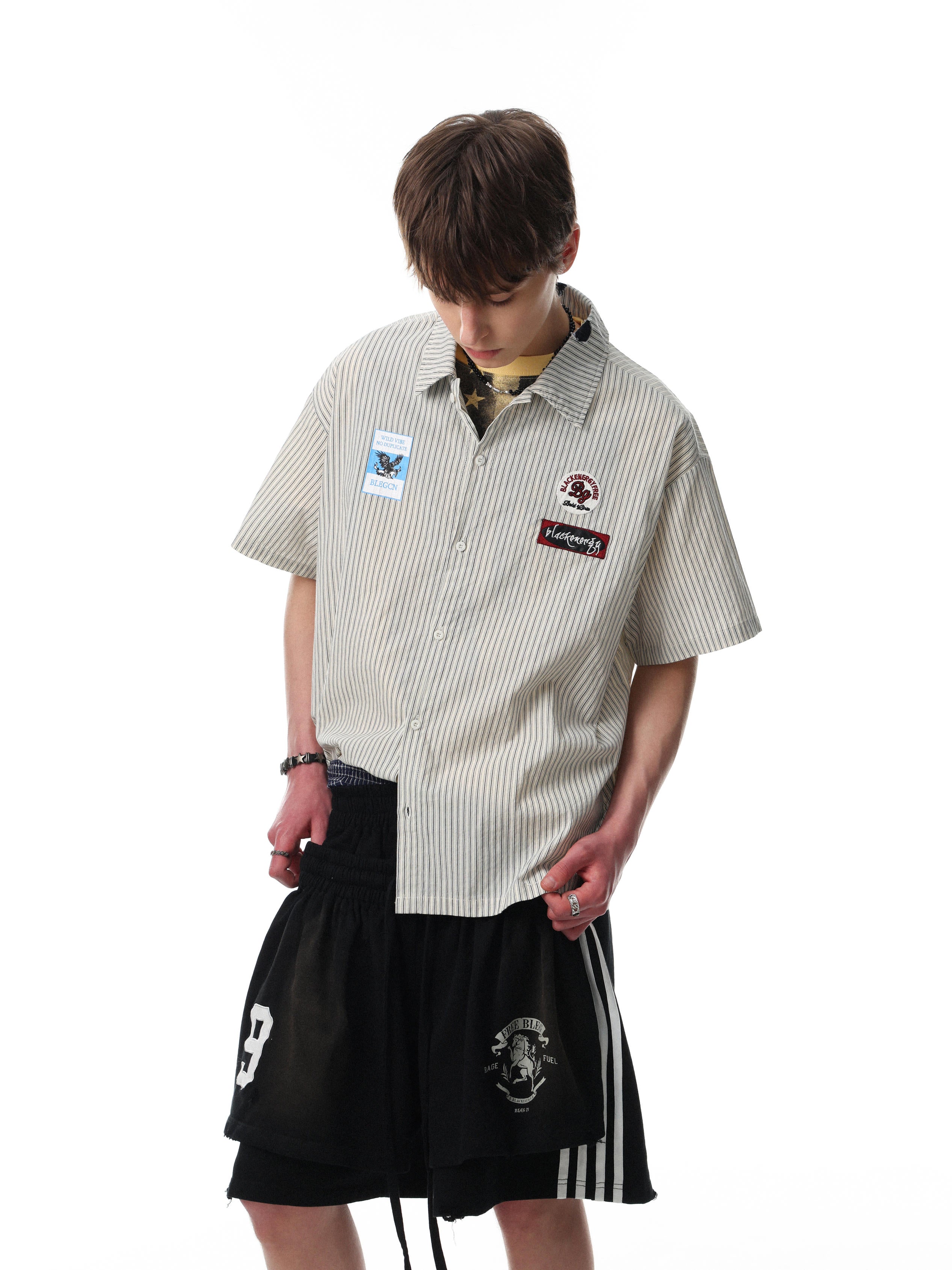 Driftmark Graphic Stripe Shirt