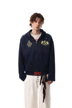 Crowncrest Distressed Hoodie