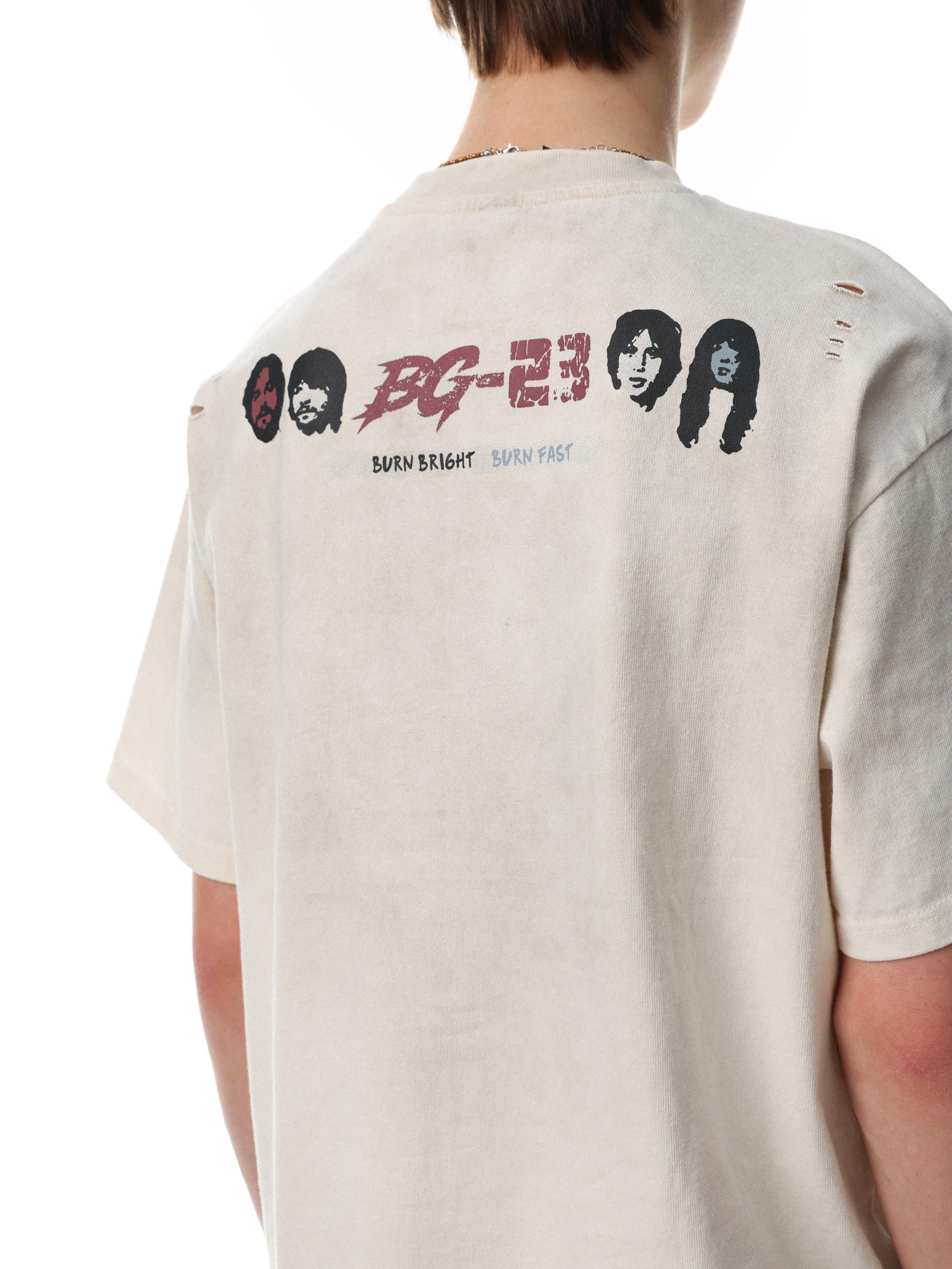 Burn Bright Distressed Graphic T-Shirt