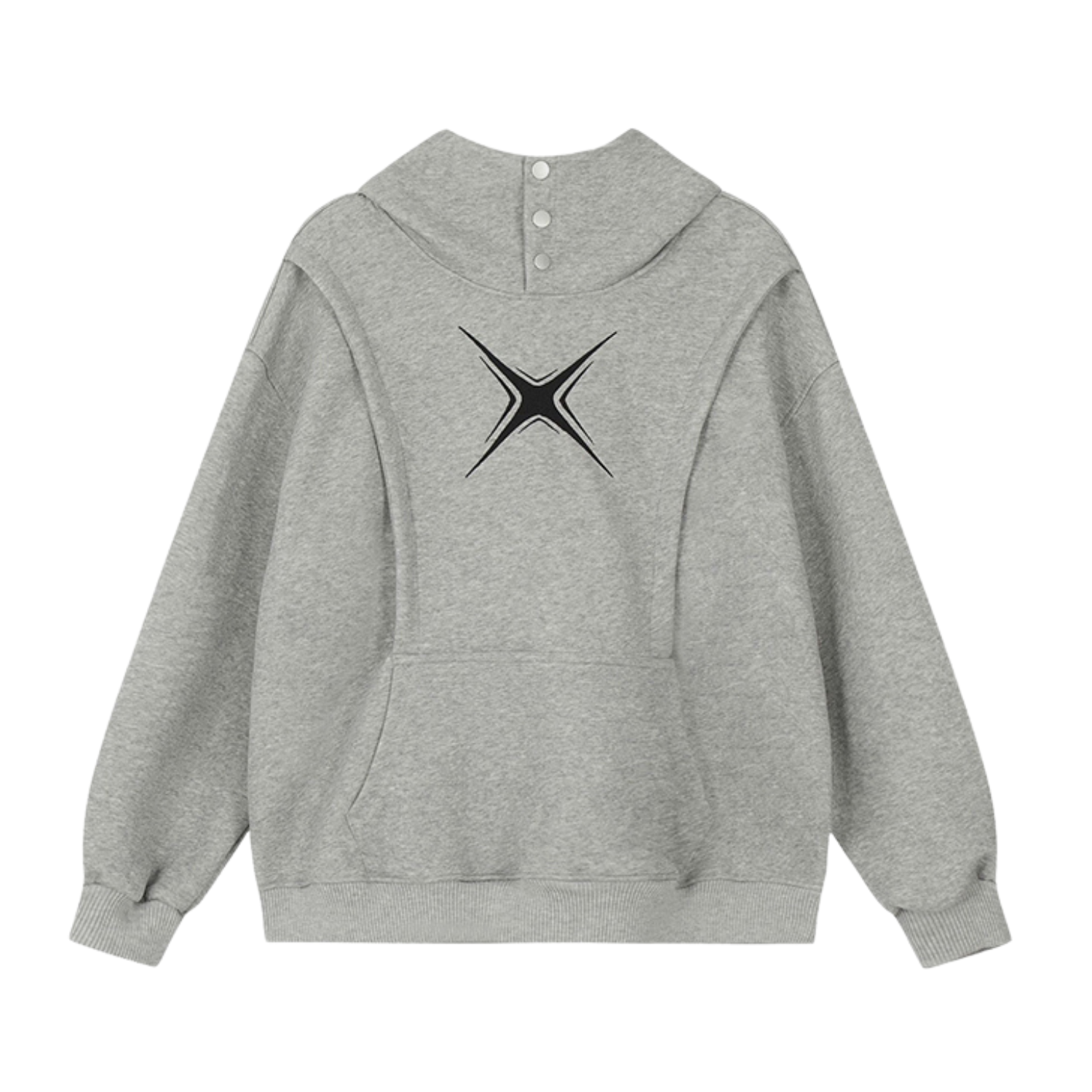 Cosmic Stellar Gray Hoodie
