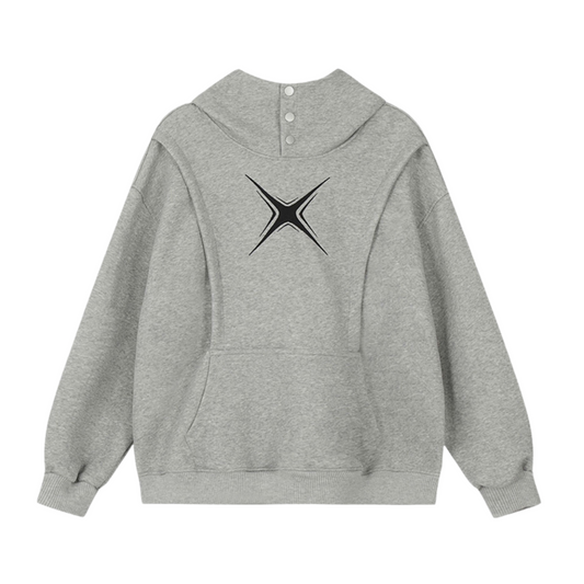 Cosmic Stellar Gray Hoodie