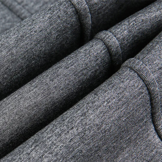 Heather Panelled Barrel Sweatpants