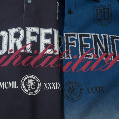 Vintage Ombre Long Sleeve Polo Jersey