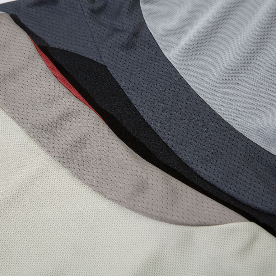 Aborfend Panel Stripe Quarter-Zip Long Sleeve Jersey - h0neybear aka honeybear clothing