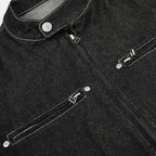 Circuit Contrast-Stitch Biker Jacket
