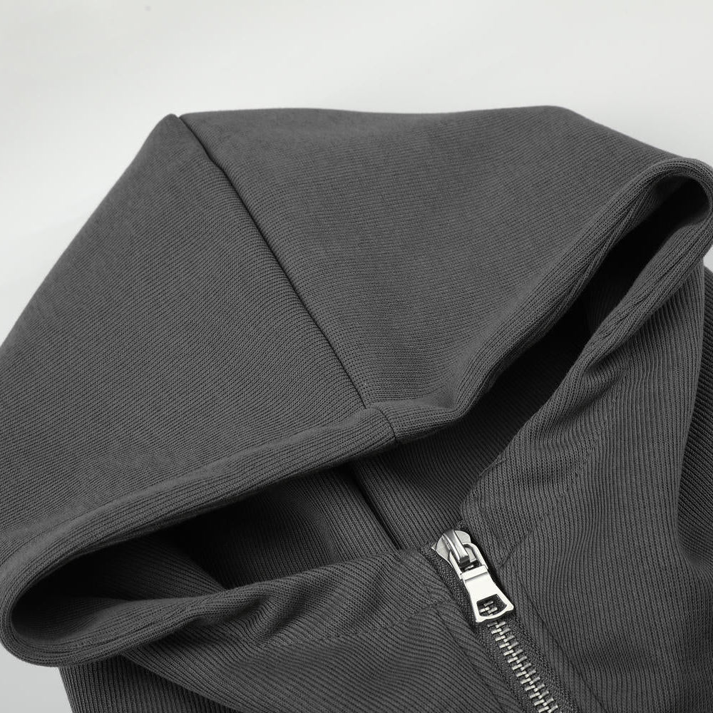 Vandal Studded High-Neck Hoodie