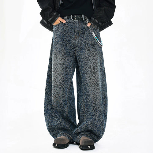 Leopard Legacy Wide-Leg Jeans