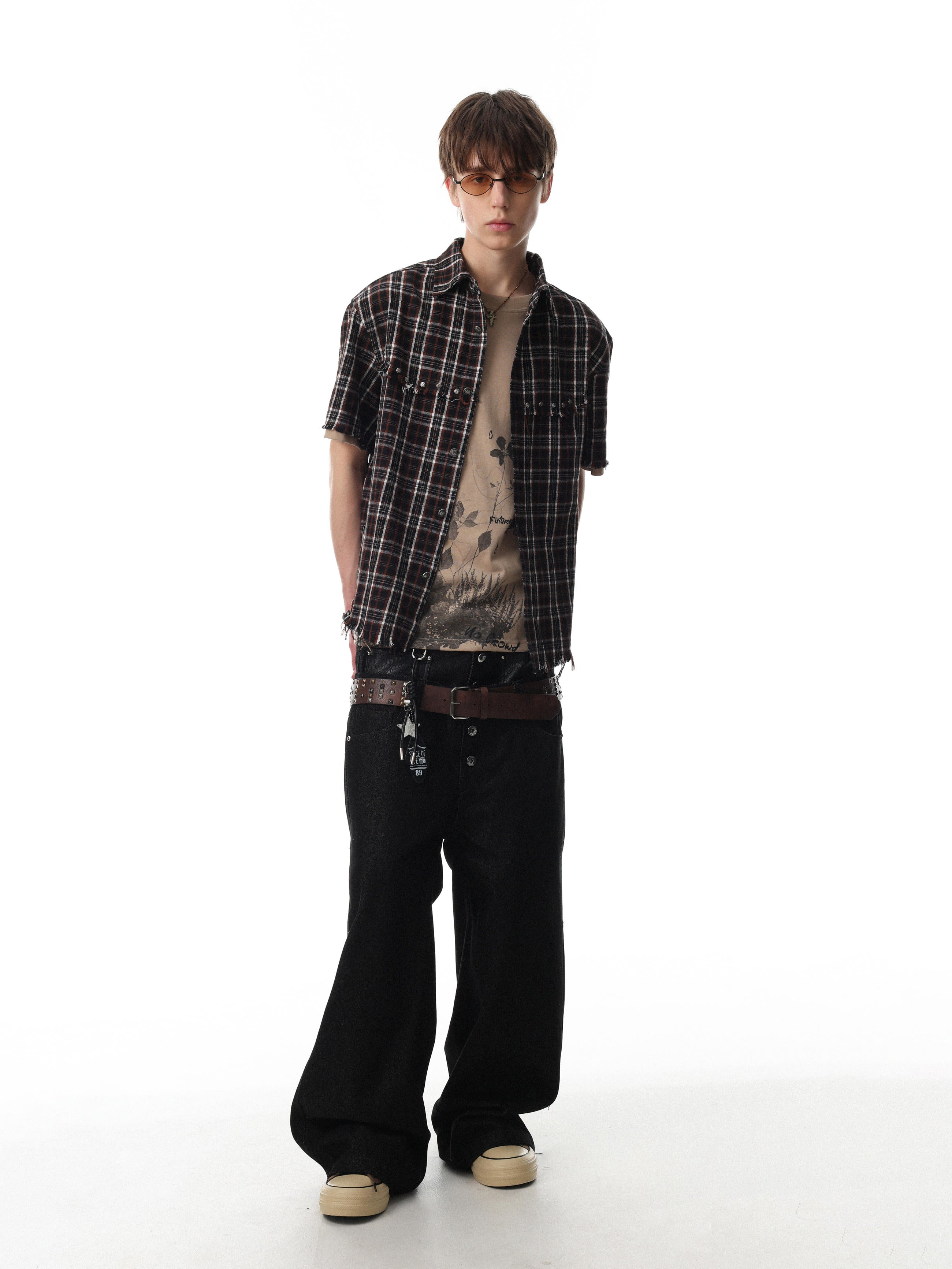 Rustline Plaid Short Sleeve Shirt