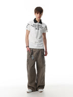 Phantom Cross Graphic Polo T-Shirt