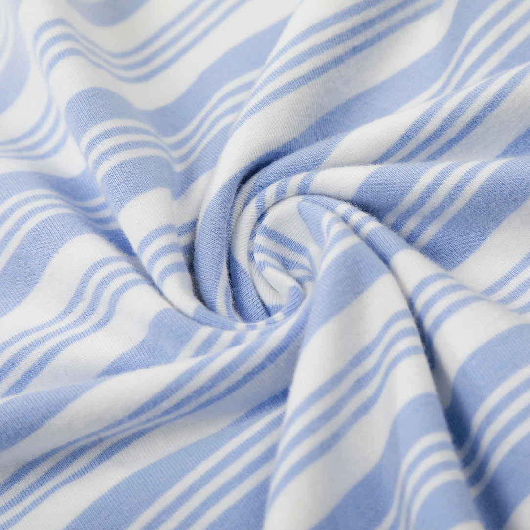 Coastline Stripe Long Sleeve Polo