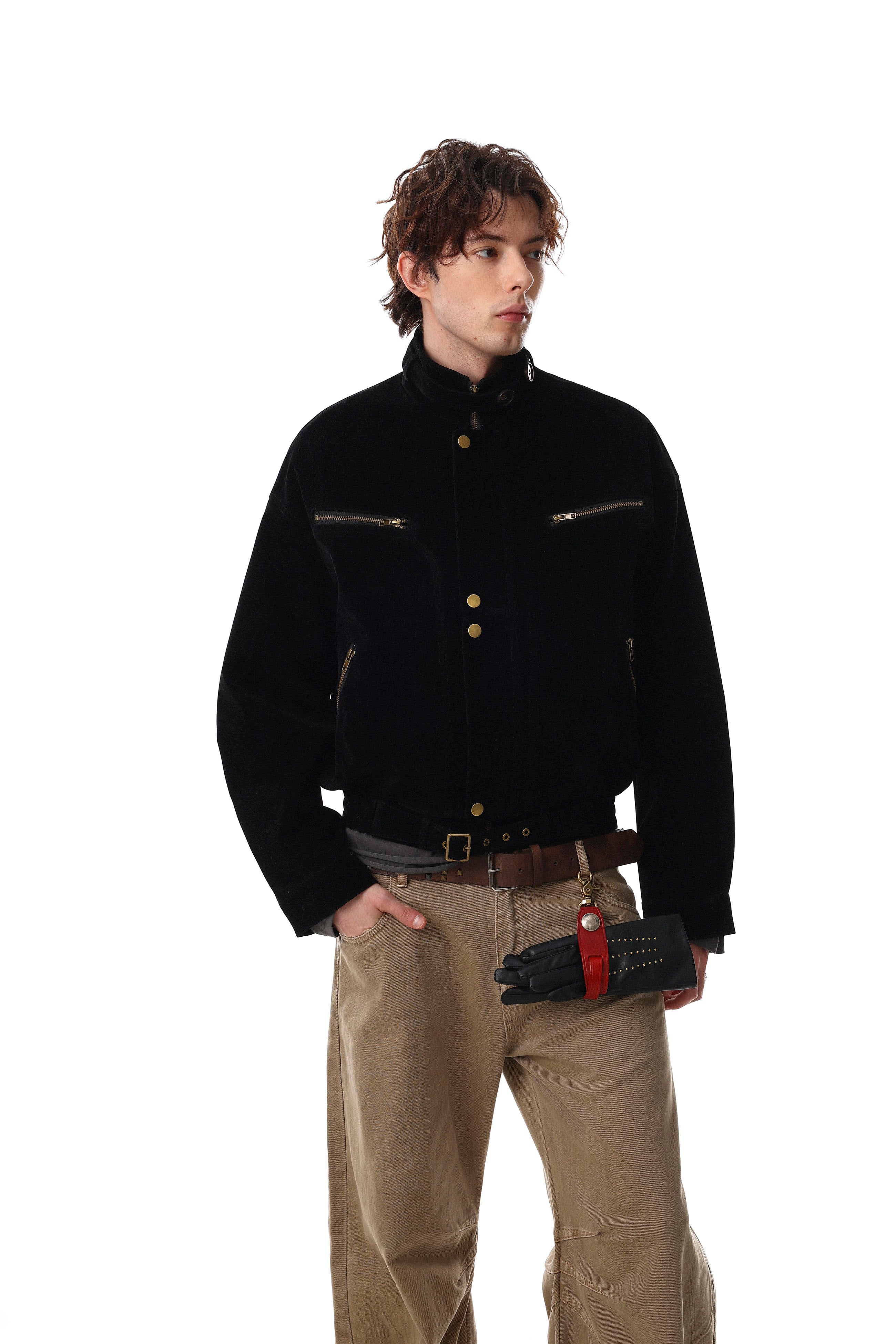 Outlaw Buckle Leather Jacket