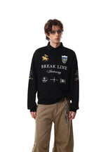 Breakline Crest Polo Long Sleeve T-shirt