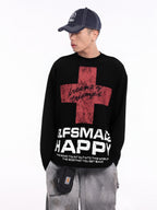 Blessed Cross Graphic Long Sleeve T-shirt