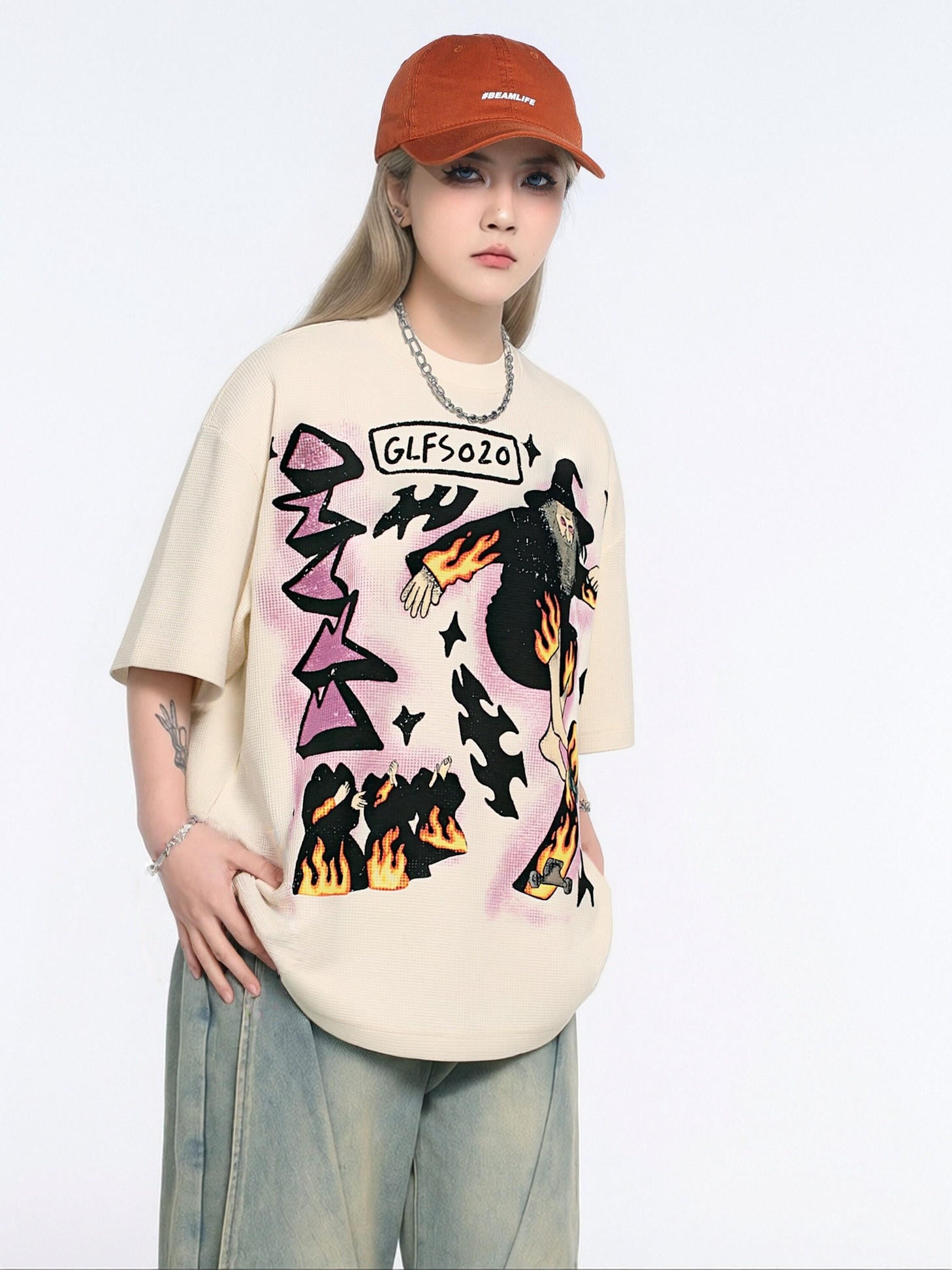 Fire Wizard Graphic T-Shirt