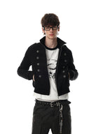 Monarch Frogged Zip-Up Jacket