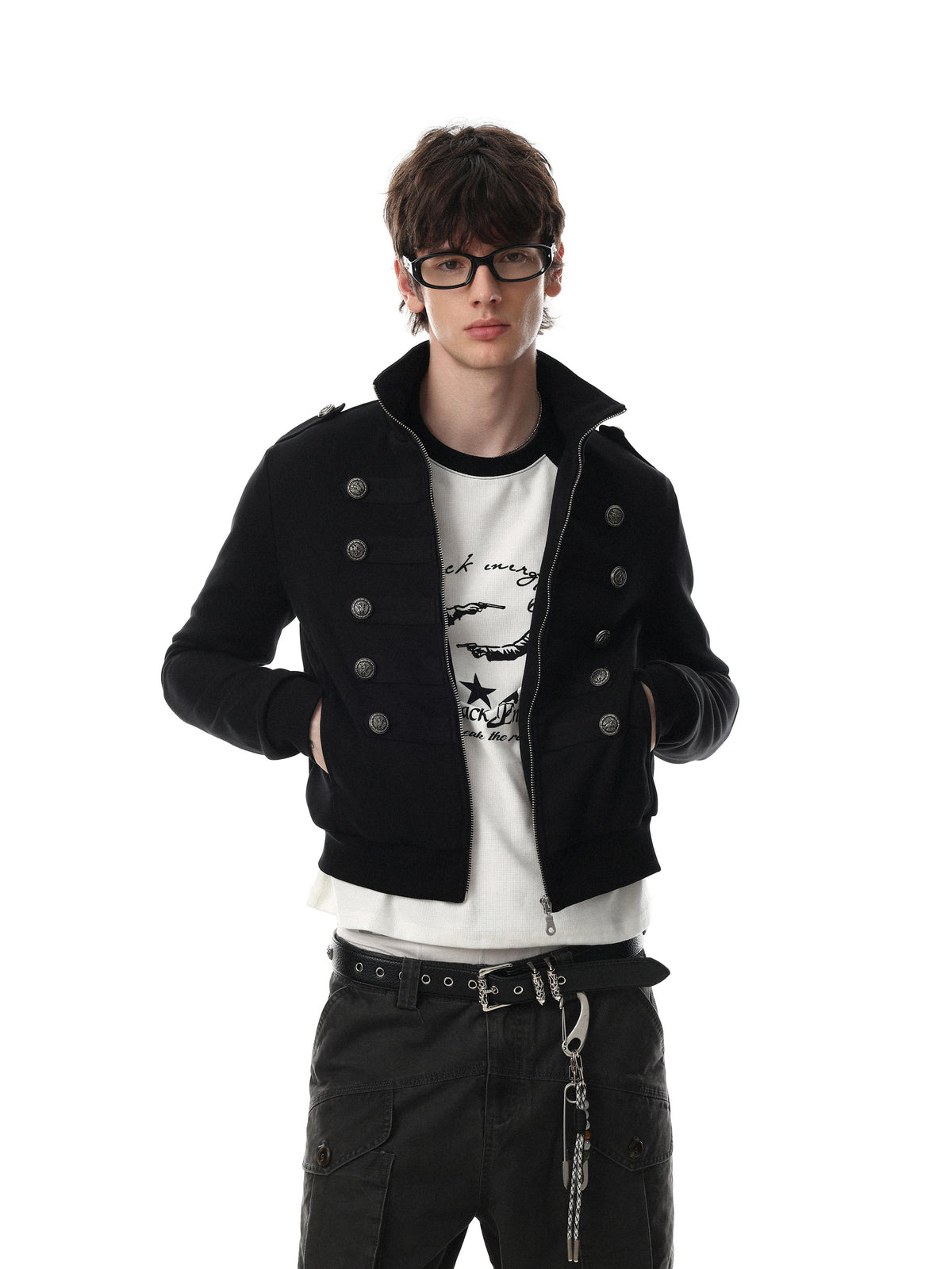 Monarch Frogged Zip-Up Jacket