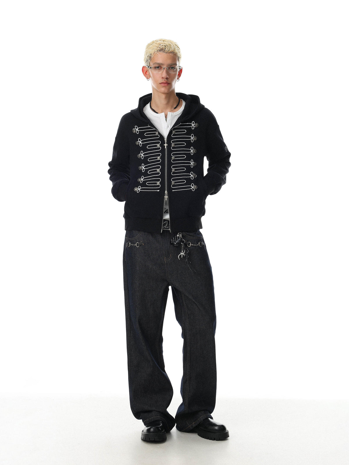 The Parade Frogged Hoodie