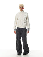 Apex High-Neck Cargo Bomber Jacket
