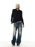 Asymmetric Funnel Long Sleeve