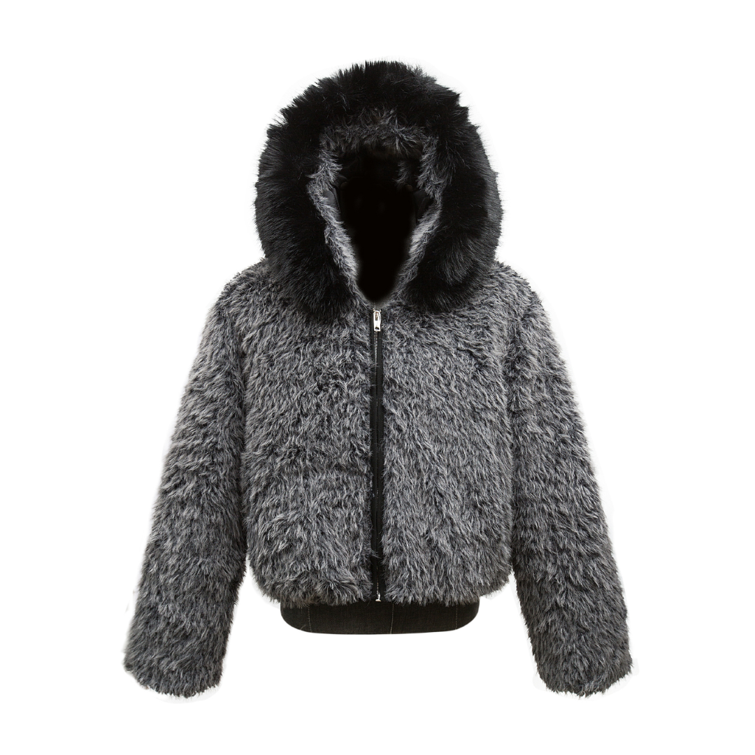 Cozy Cloud Fluffy Hoodie Jacket - h0neybear