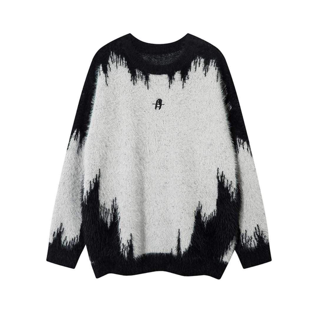 Glitch Fade Mohair Sweater