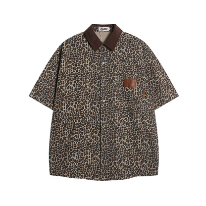 Vintage Leopard Print Shirt