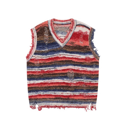 Vintage Paint Stripe Vest