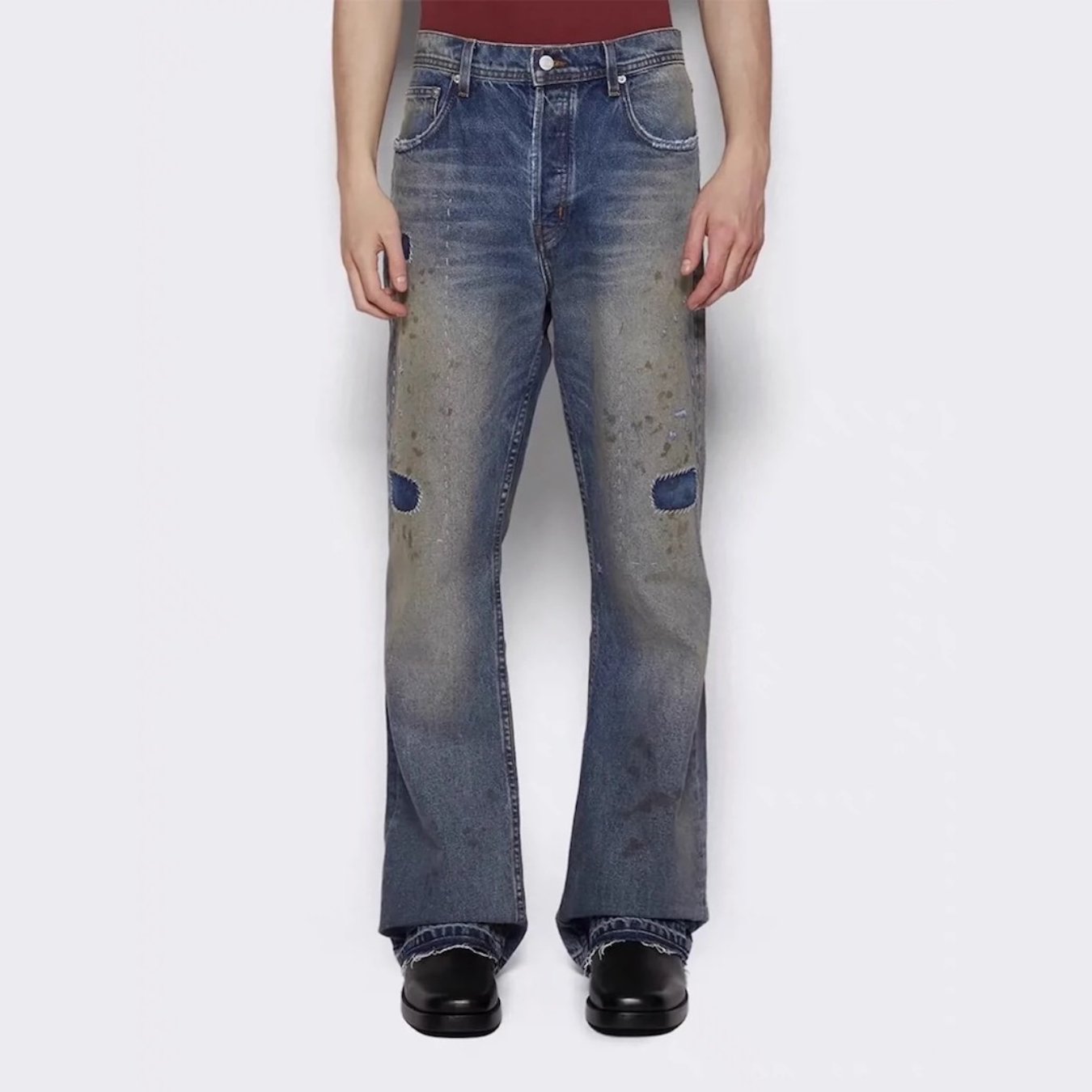 Reworked Shabby Jean Pants