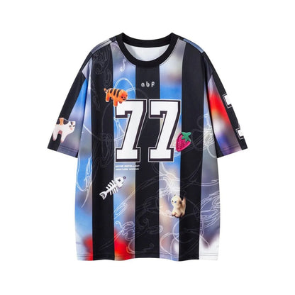 Lucky 77 Stripe T-shirt