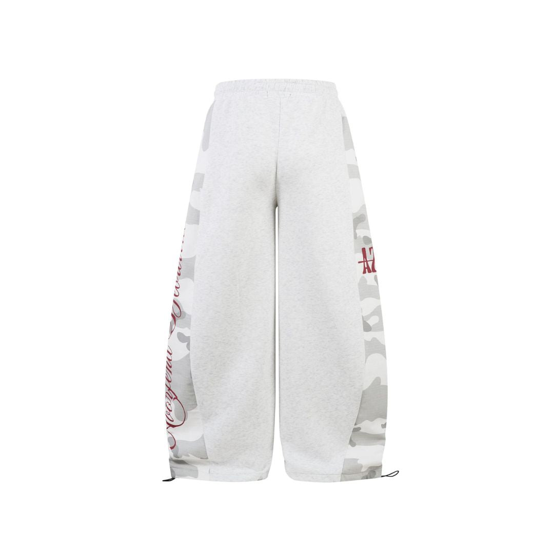 Camo Panel Stripe Sweatpants