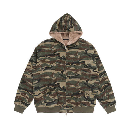 Cozy Camo Fleece Hoodie