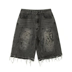 Static Comic Denim Shorts