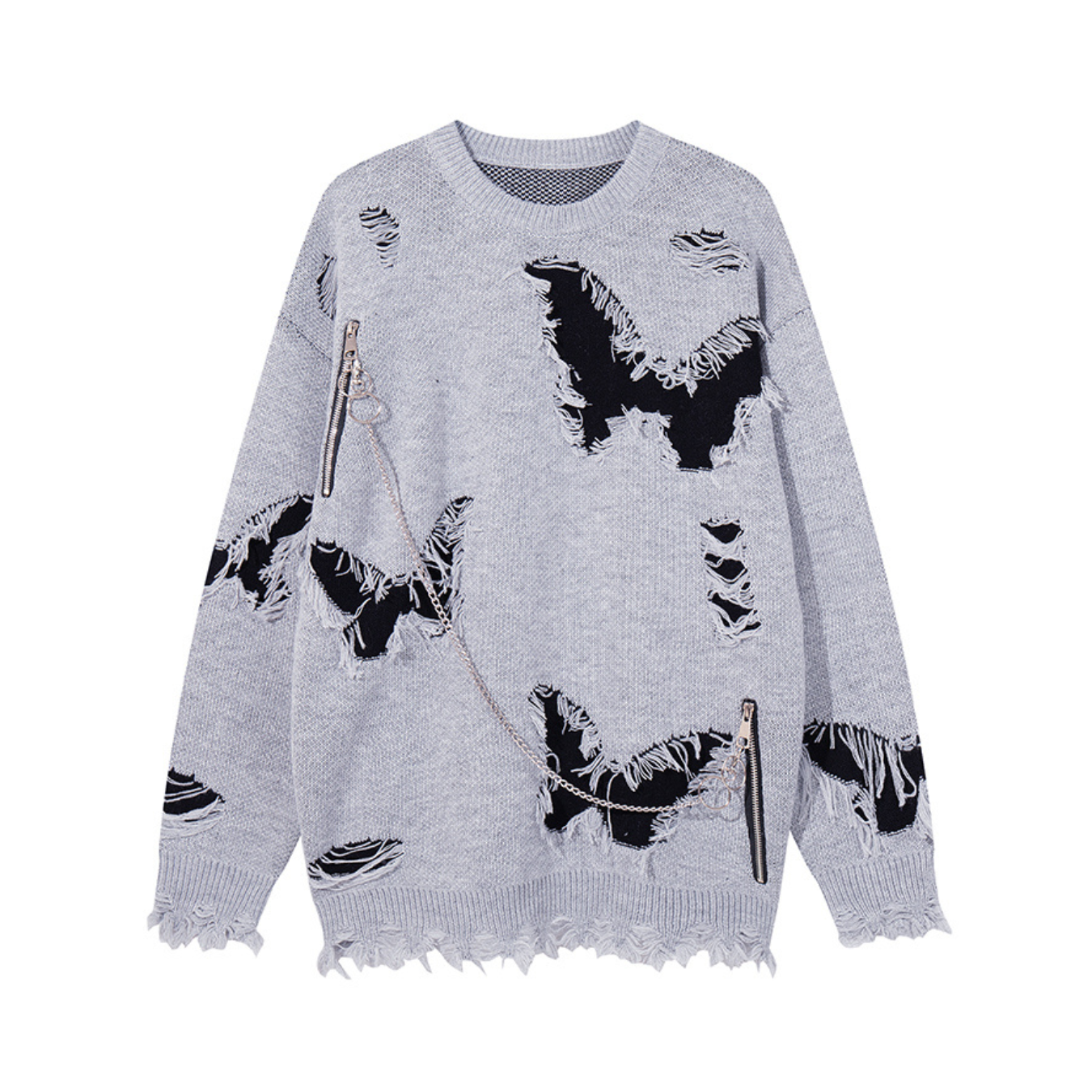 Rebel Butterfly Chained Sweater