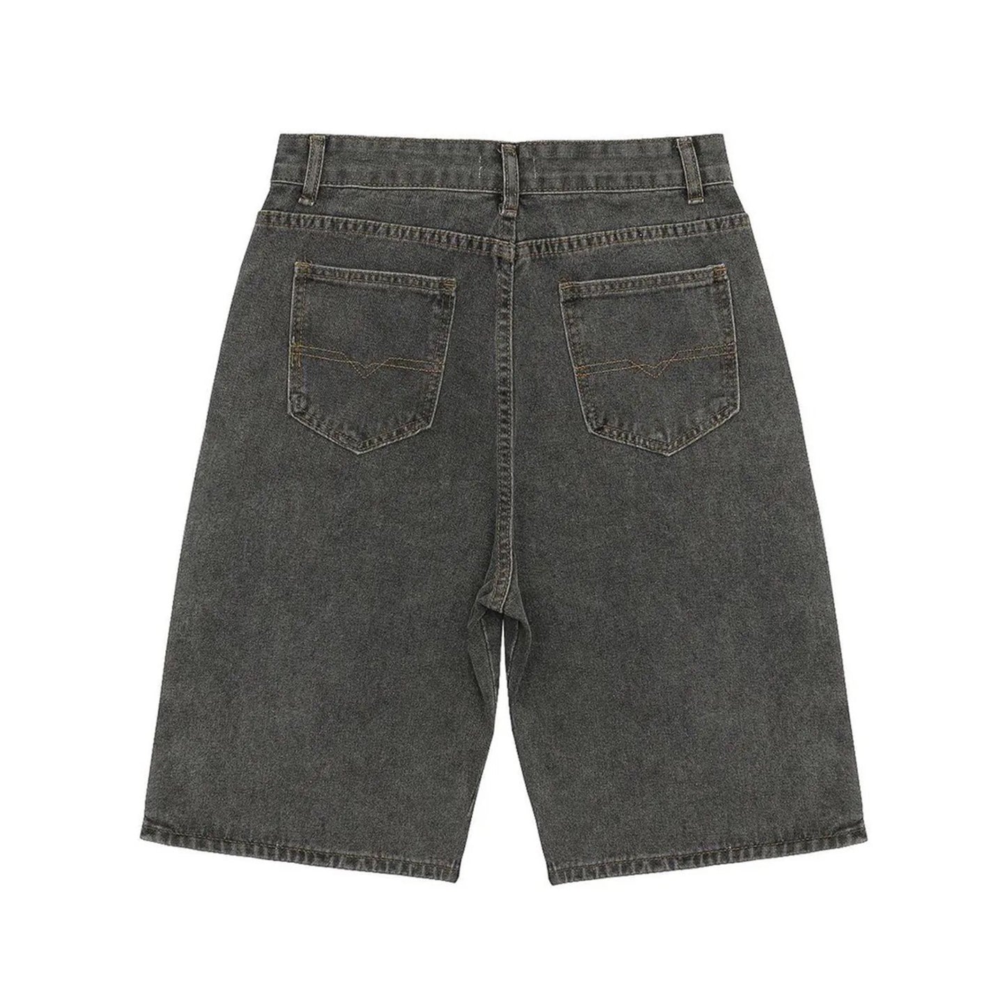 Ash Zippered Flex Denim Shorts - h0neybear