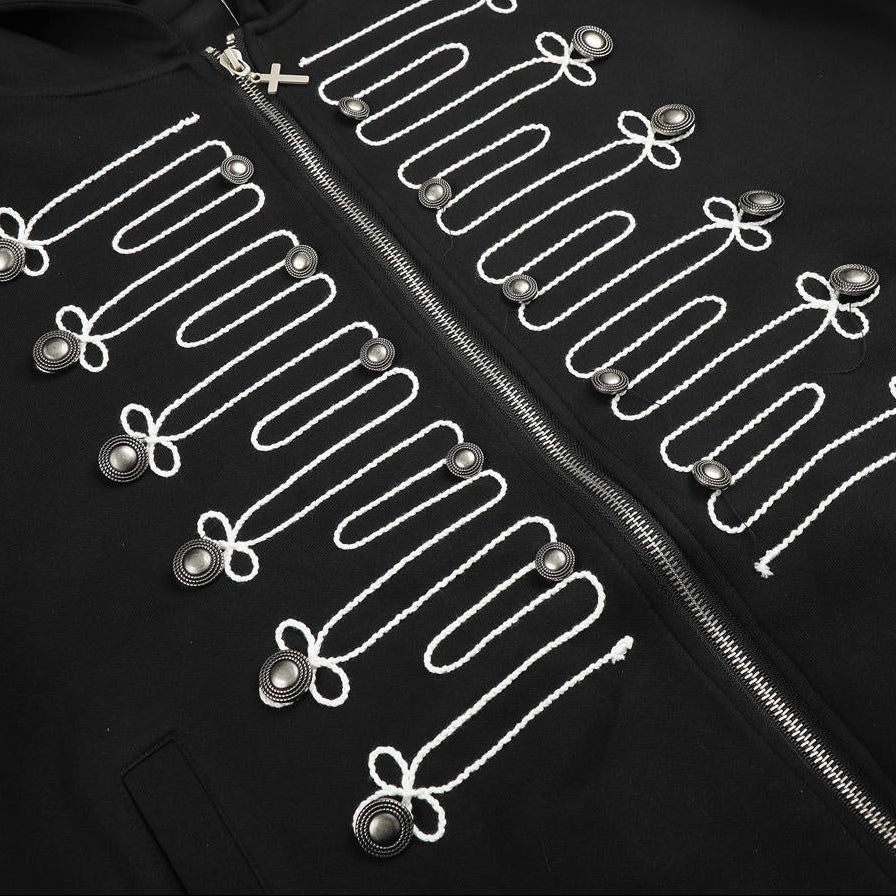 The Parade Frogged Hoodie