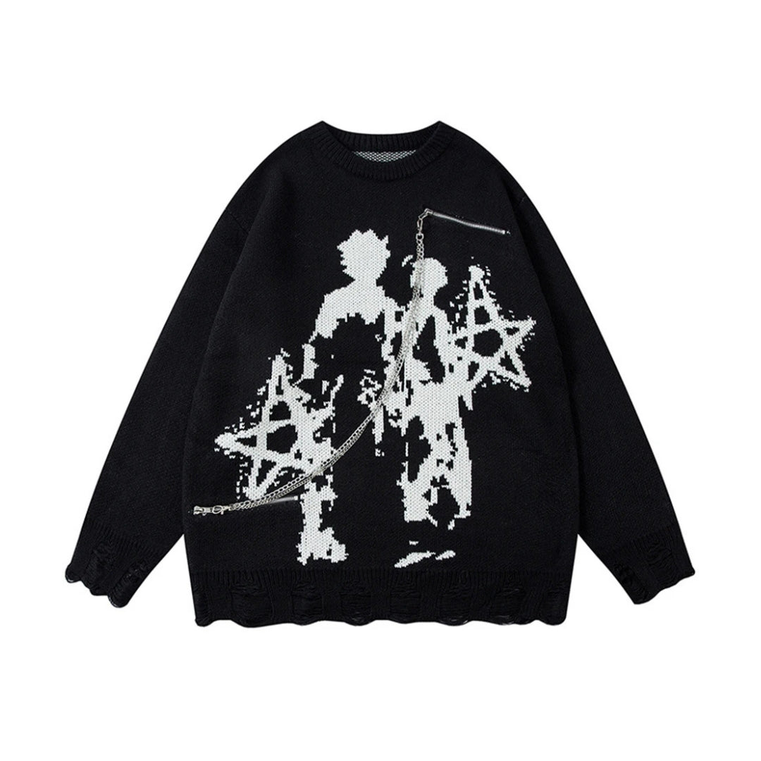 The Industrial Link Star Sweater