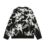 Noir Flora Furry Sweater