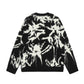 Noir Flora Furry Sweater