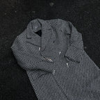 Herringbone Oversized Wool Coat