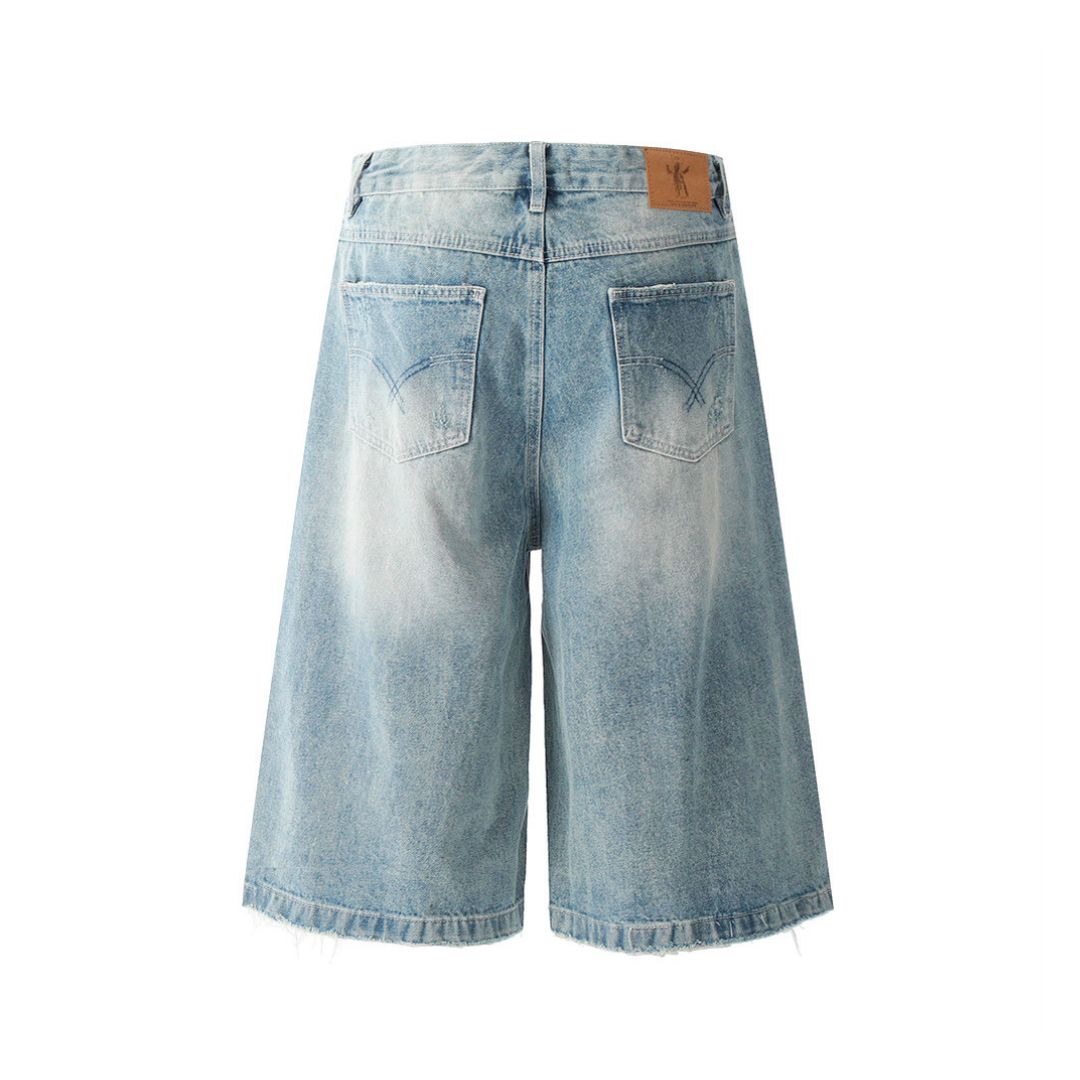Ravage Ripped Denim Shorts - h0neybear