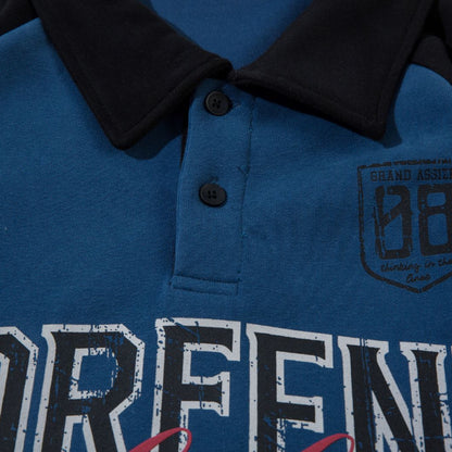 Vintage Ombre Long Sleeve Polo Jersey