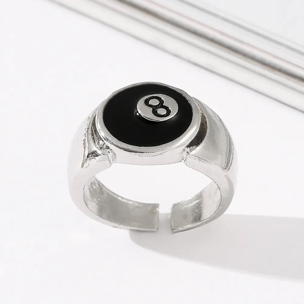 Fortune 8 Ball Ring