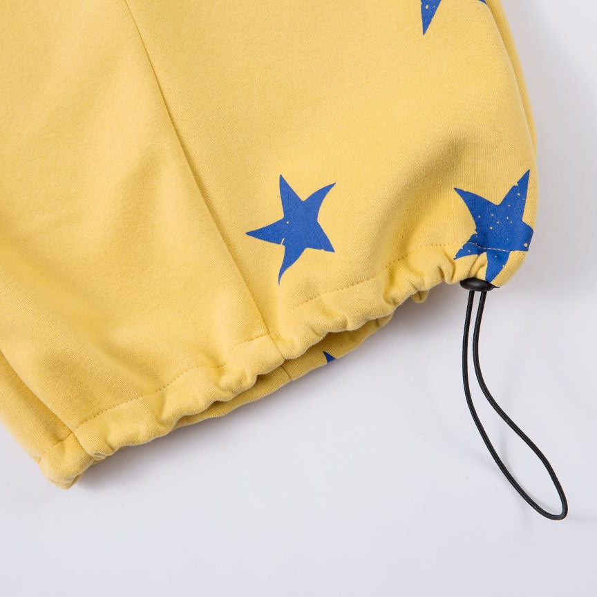 Star Print Barrel Sweatpants