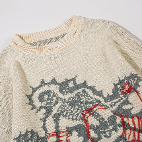 Skeletal Sermon Threads Sweater