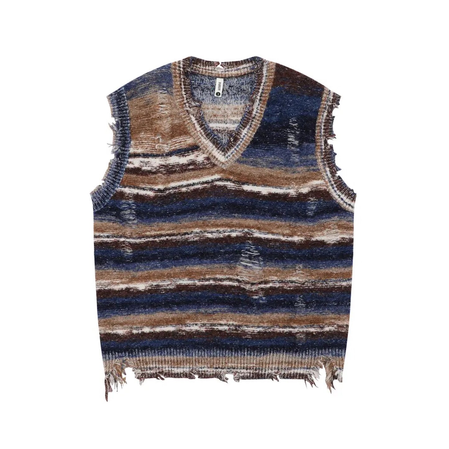 Vintage Paint Stripe Vest - h0neybear