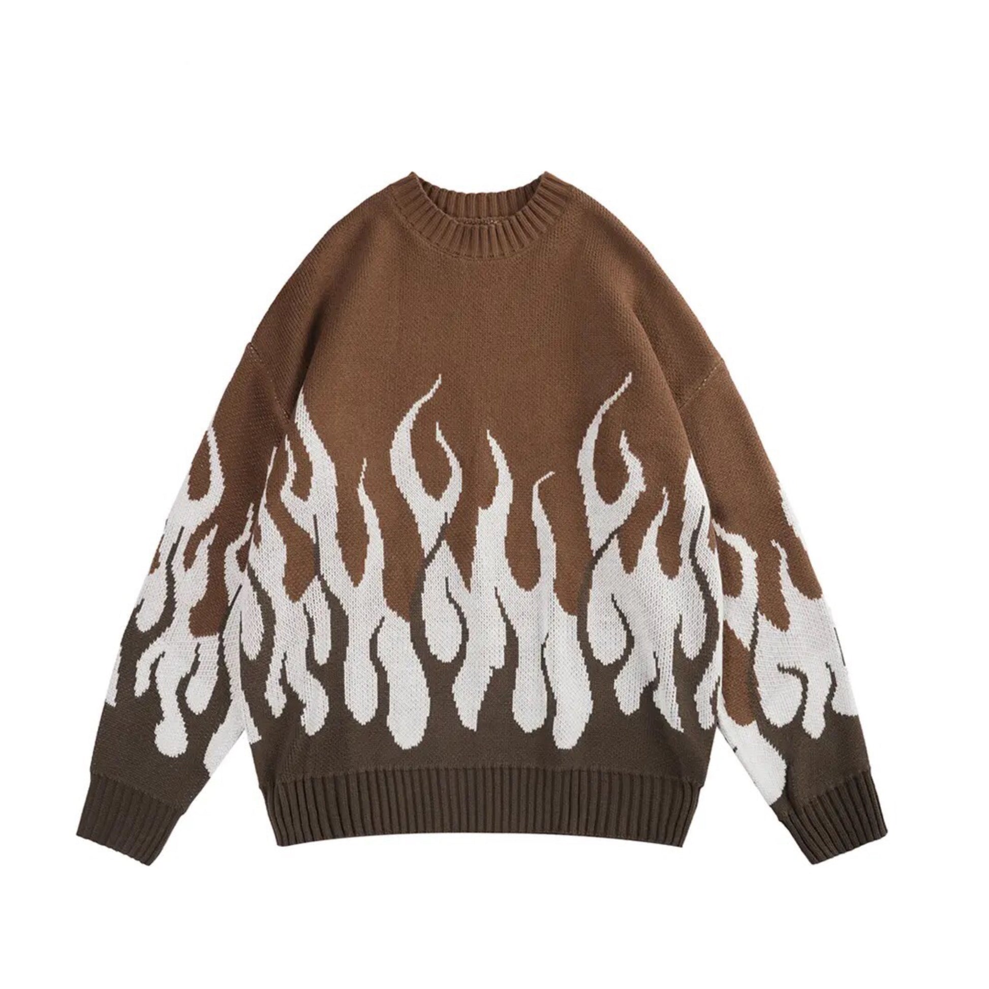 Vintage Flames Knitted Sweater