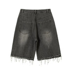 Static Comic Denim Shorts