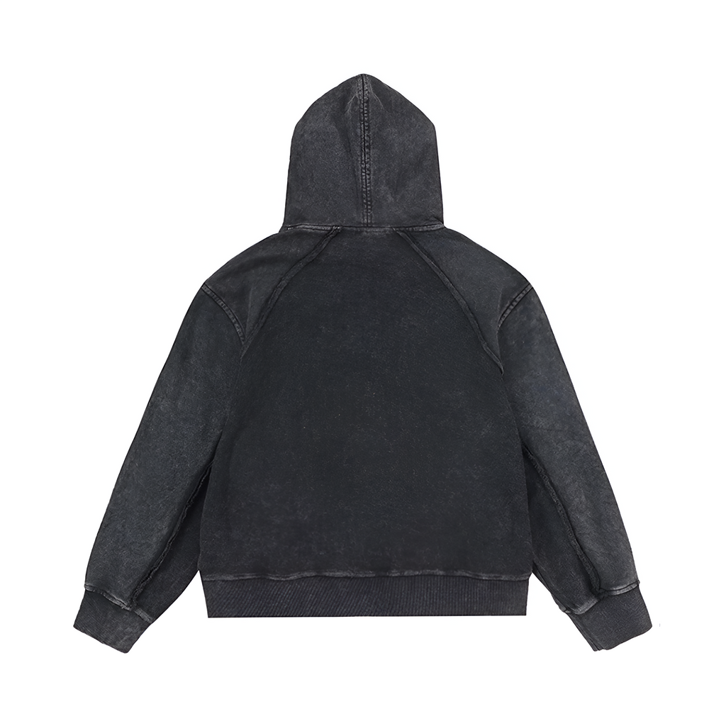 Shadow Fade Zip-Up Hoodie - h0neybear