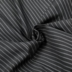 Midnight Pinstripe Button-Up Top